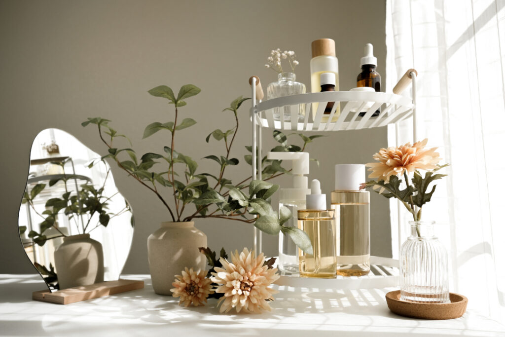 the beauty product and skincare set on the bath sh 2026 03 16 04 28 21 utc
