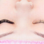 close up of eyelash extensions and brow shaping 2026 03 17 14 43 28 utc