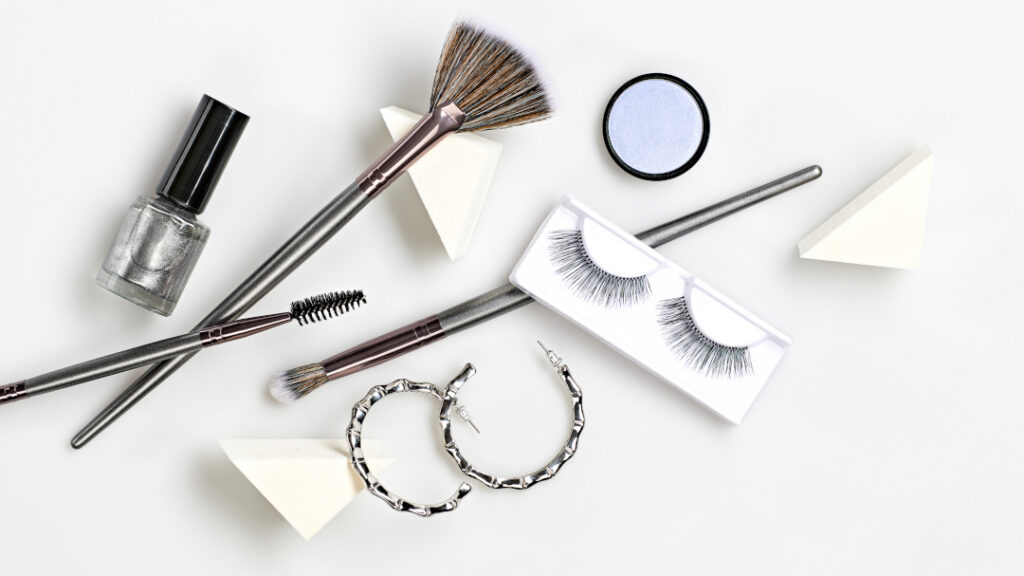 cosmetic beauty products arranged on a white backg 2026 03 24 09 07 31 utc
